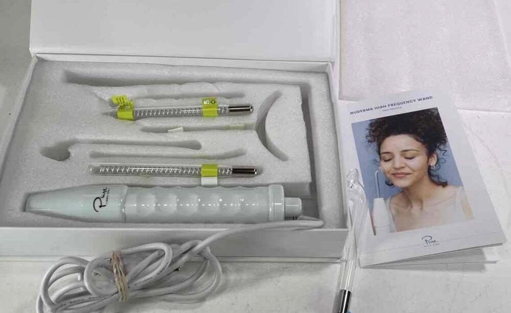 Pure Daily Care NuDerma Portable Handheld High Frequency Skin Therapy Wand
